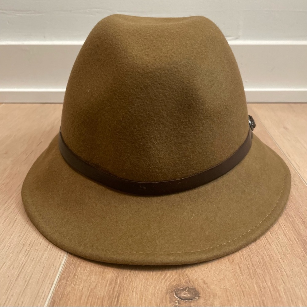 Zara Stylish Brown Fedora Wool Hat